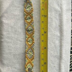 earth toned textured bracelet